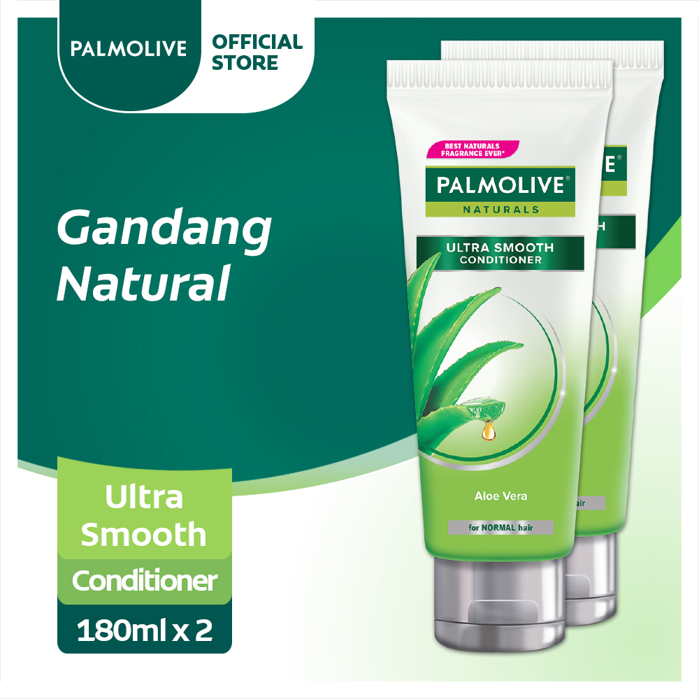 Lazada Philippines - Palmolive Naturals Ultra Smooth Cream Conditioner 180ml, Pack of 2