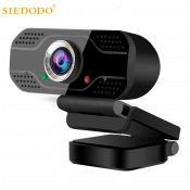 Siedodo HD Webcam with Microphone - Drive Free, 1080P