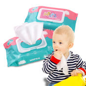 HNTOB Organic Baby Wipes - Alcohol-Free and Non-Alcohol-wetwipes