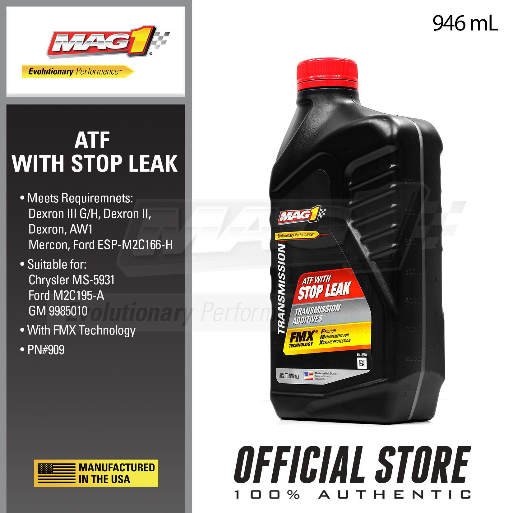 MAG 1® Low Viscosity Multi-Vehicle Transmission Fluid - Mag 1