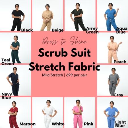 Fashion Scrub Suit Jogger Set for Nurses and Doctors