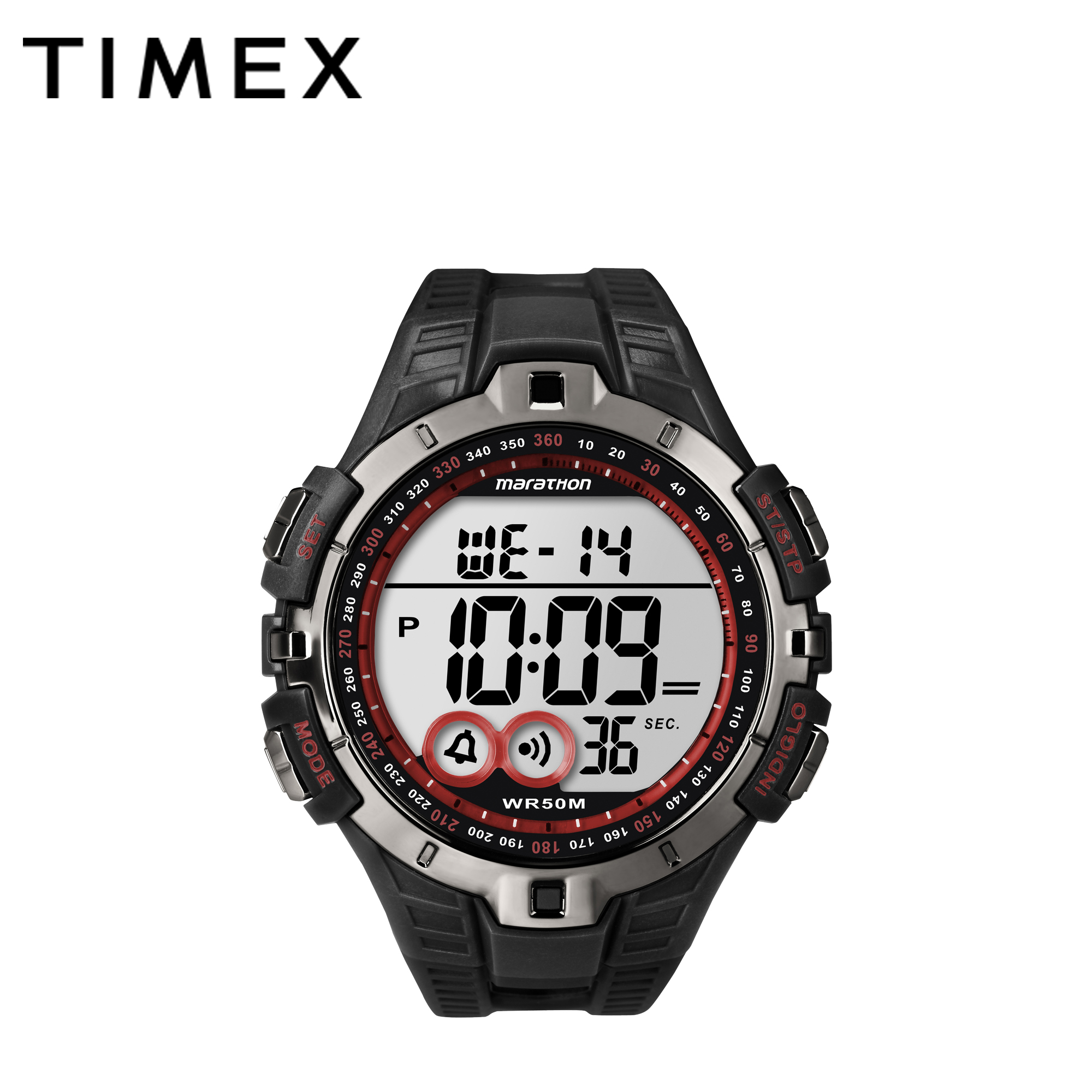 Timex Marathon Black Rubber Digital Watch For Men T5K423 SPORTS | Lazada PH