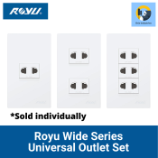 Royu Wide Series Universal Outlet Set