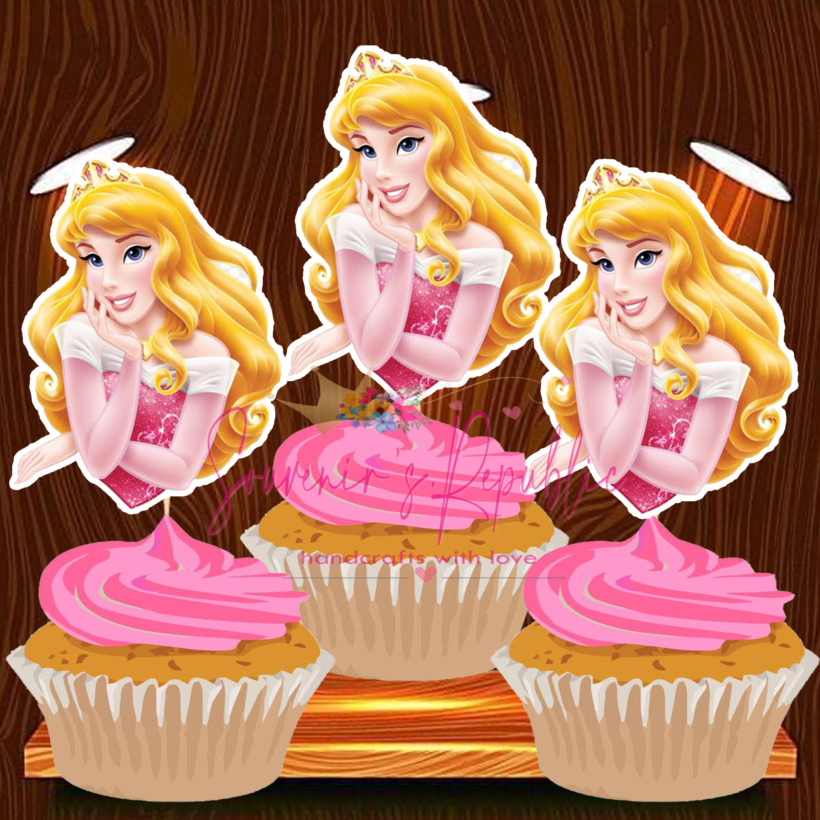 Disney Sleeping Beauty Aurora Maleficent 6 pcs Figurine Playset Cake T – I  Love Characters