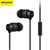 Awei ES-970i Super Bass Earphones with Microphone, In-ear