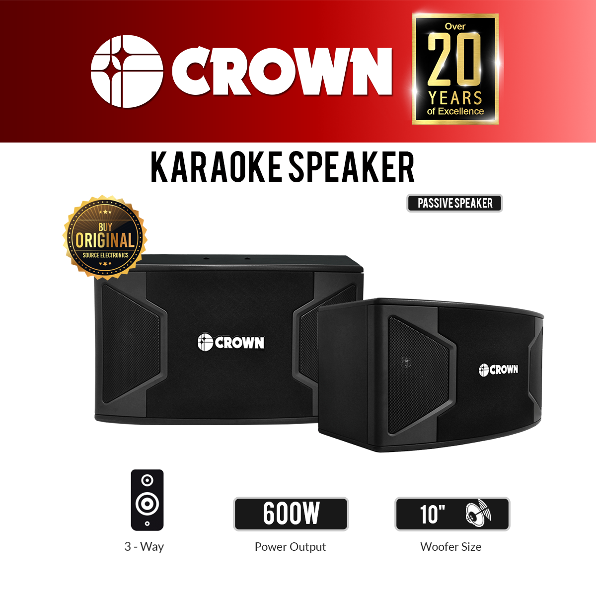 Crown store karaoke speaker