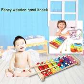 top one mini Hand Knock Wood Piano Kids Toy Xylophone Music Rhythm Learnin In Advance