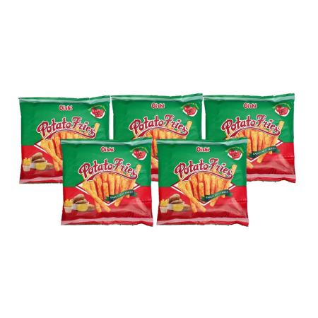 Oishi Potato Fries Ketchup Flavor 50g x 5