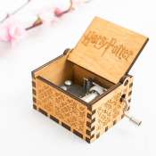 Wood Music Box with Harry Potter, Beauty and the Beast, Game of Thrones