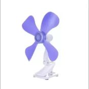 Portable Clip fan with four blades