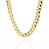 Stainless Steel 10mm Smooth Cuban Curb Link Chain Necklace