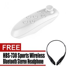 Shopping Vr Box Wireless Bluetooth Remote Controller White With Free Hbs 730 Sports Wireless Bluetooth Stereo Headphone Black ส วนลด 77 ผ ขาย Wawawei