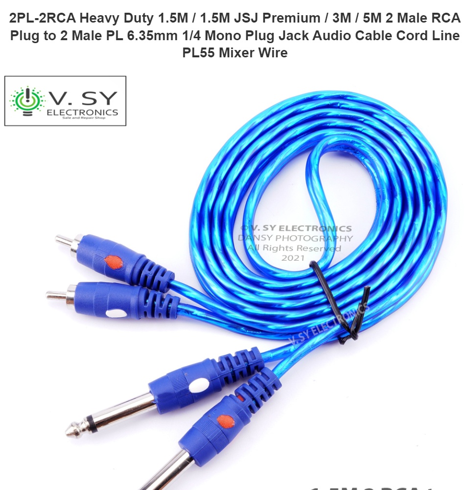 Tubo 25 Mm Cavo Audio AUX Maschio 3.5mm A 2 RCA Stereo - Disponibile In Lunghezze Da 1.5m A 20m, Nucleo In Rame Lunghezza Cavo 10m 20m