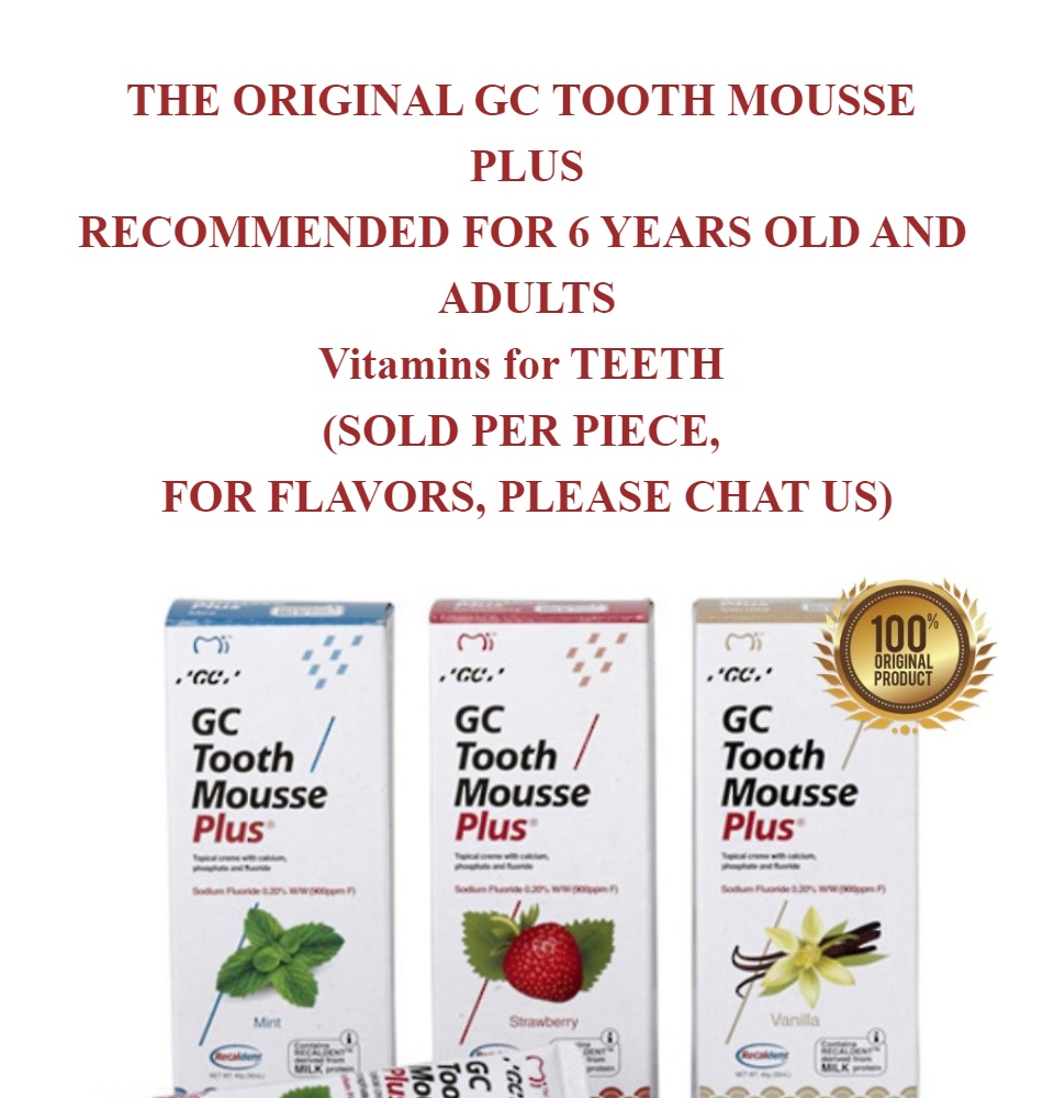 GC TOOTH MOUSSE PLUS FOR KIDS 6 YEARS OLD ONWARDS