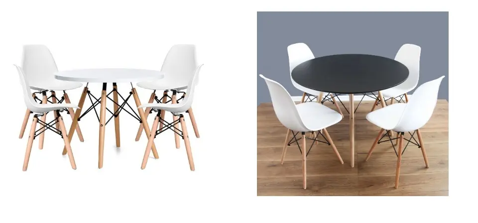 little eames table and chairs