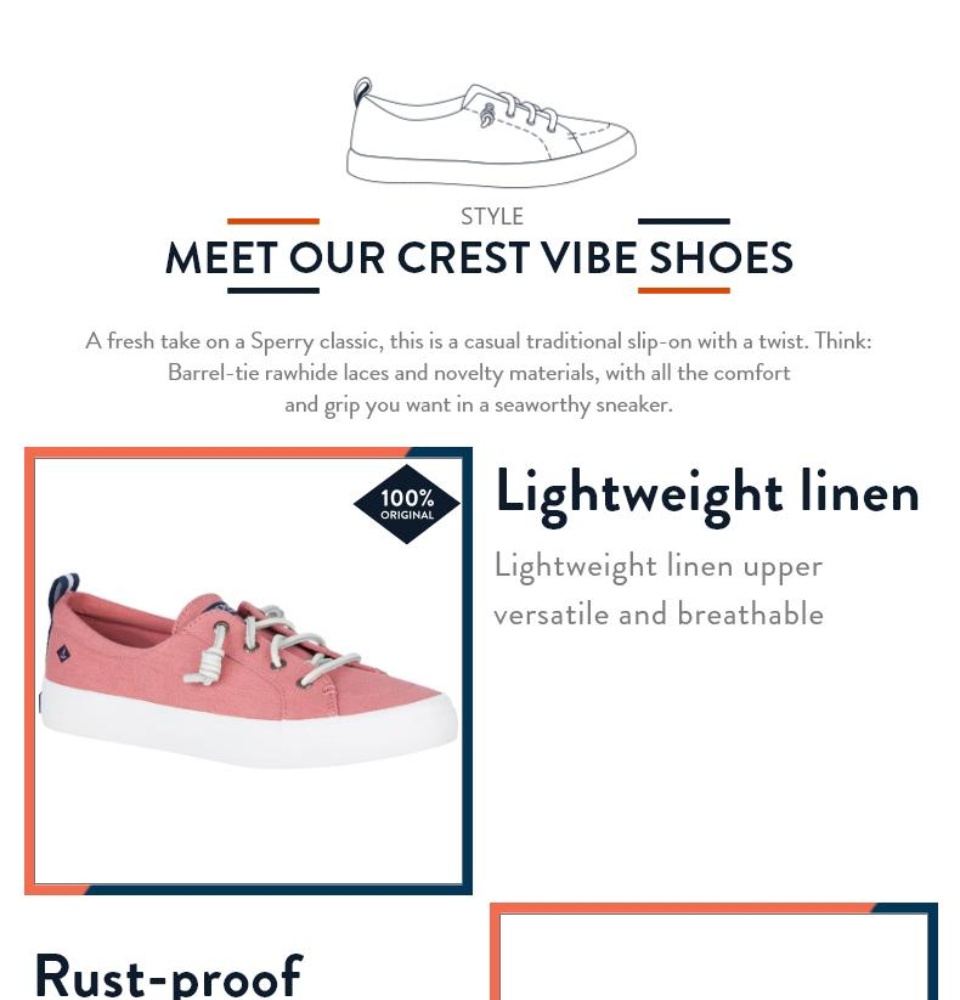 sperry crest vibe oat