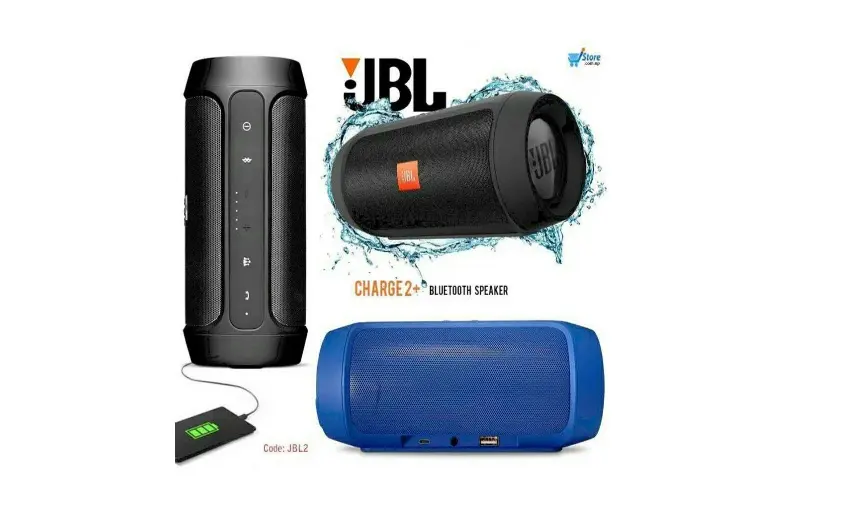 Jbl Charge 2 Portable Wireless Speaker Black With Free 1pc Led Light Lazada Ph