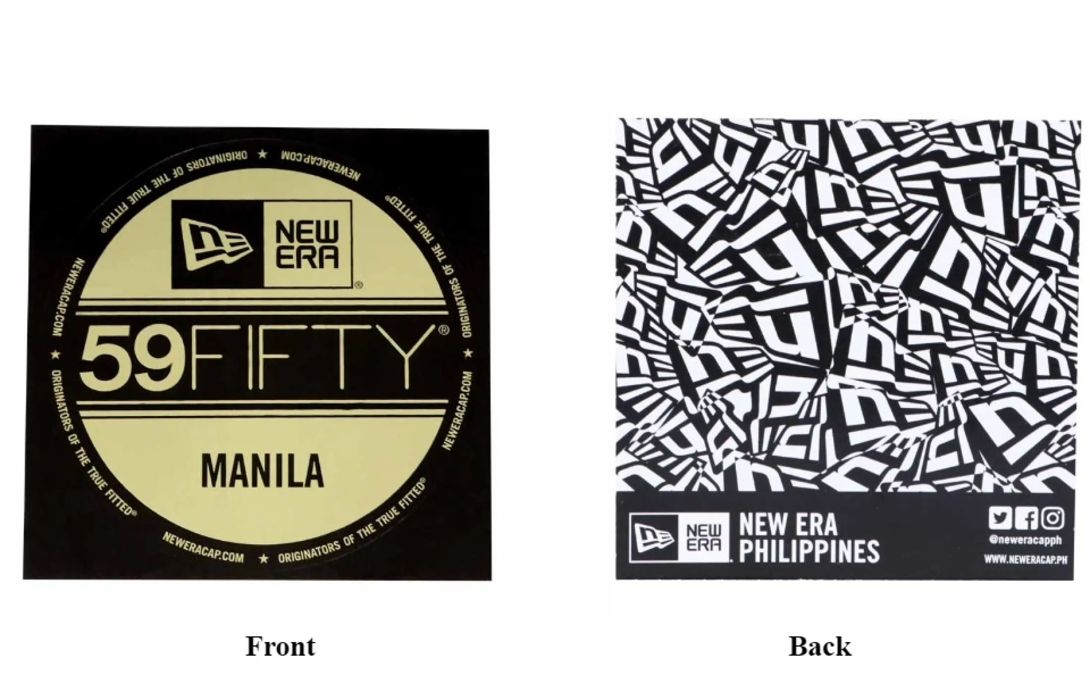 New Era Cap Manila Brass Logo Sticker Lazada Ph