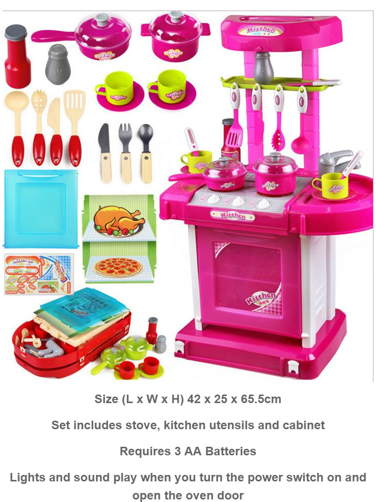 pink kitchen for toddlers