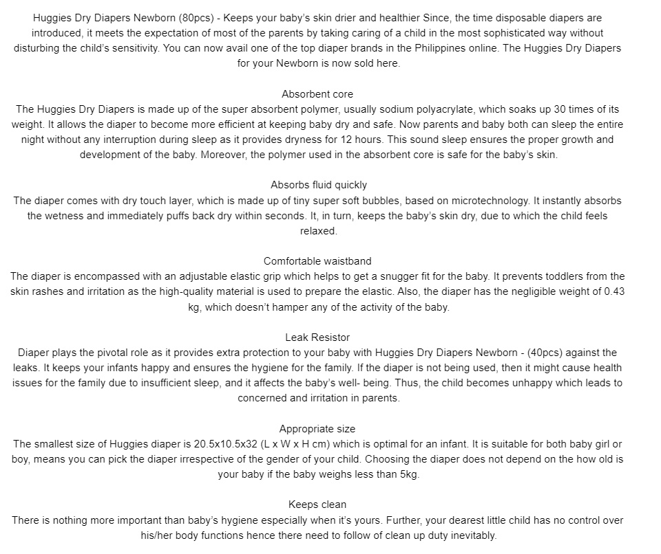 huggies just born lazada