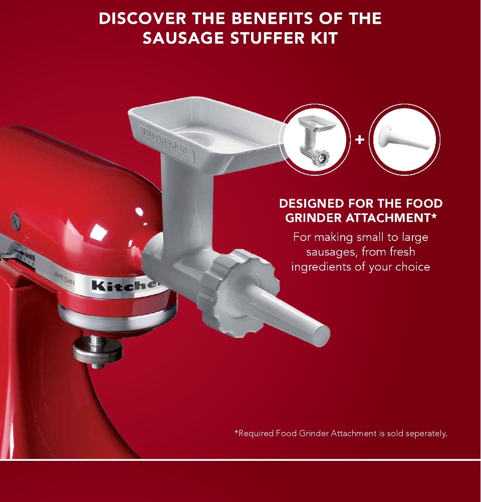 KitchenAid Sausage Stuffer Attachment (for use with Food Grinder) –  KitchenAid Philippines