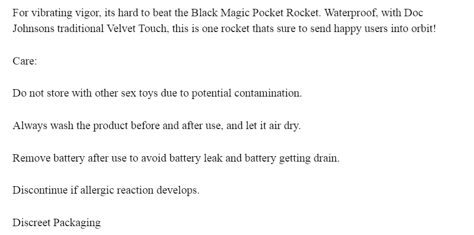 doc johnson black magic battery
