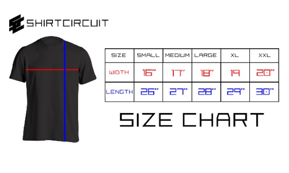 Nike T Shirt Measurement Chart