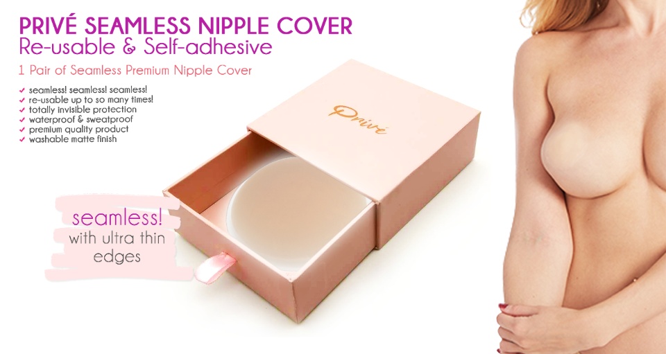 Privé Seamless Nipple Cover in Ivory, LOBeauty