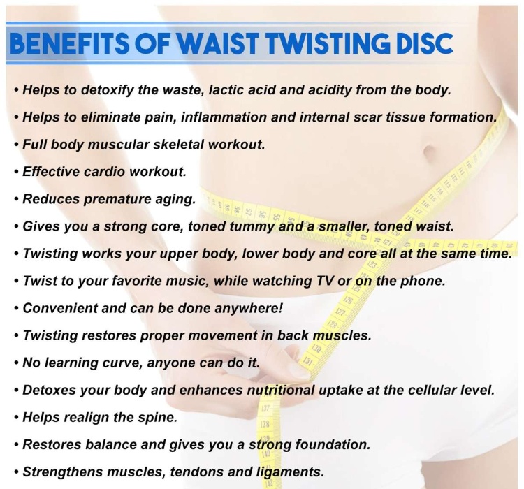 Healthy Massage Waist Twisting Disc Exercise Body Waist Twist Board-Small