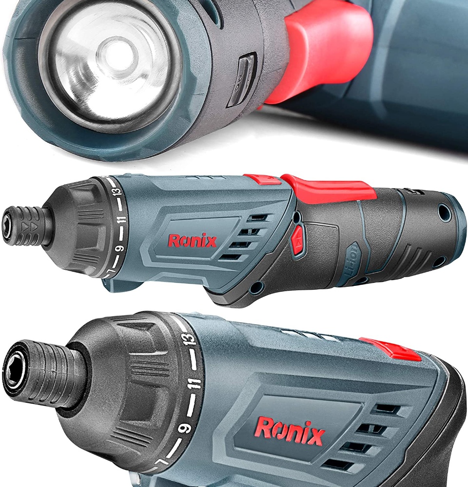 Ronix 8536, 3.6V 1.5Ah, Foldable Cordless Screwdriver