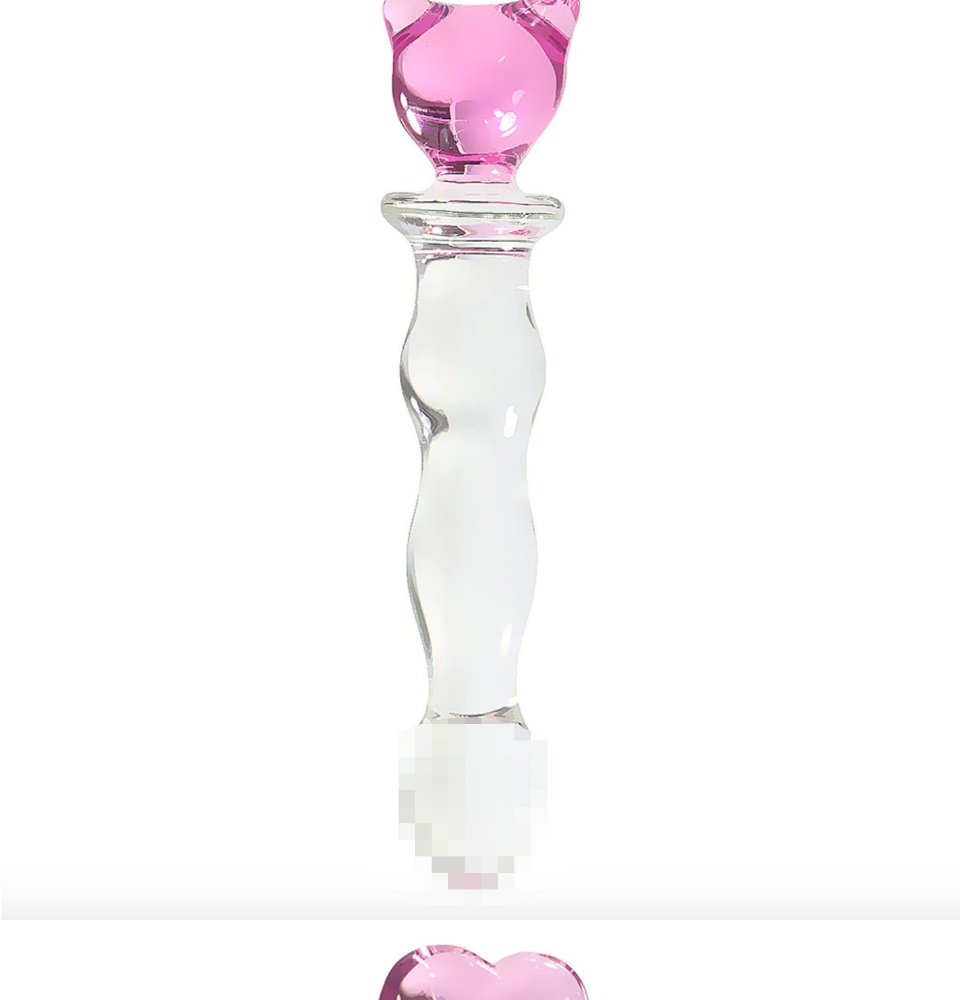 Secret Corner Sailor Moon Crystal Glass Dildo Penis Butt Vaginal Anal Plug  Massager - Heart