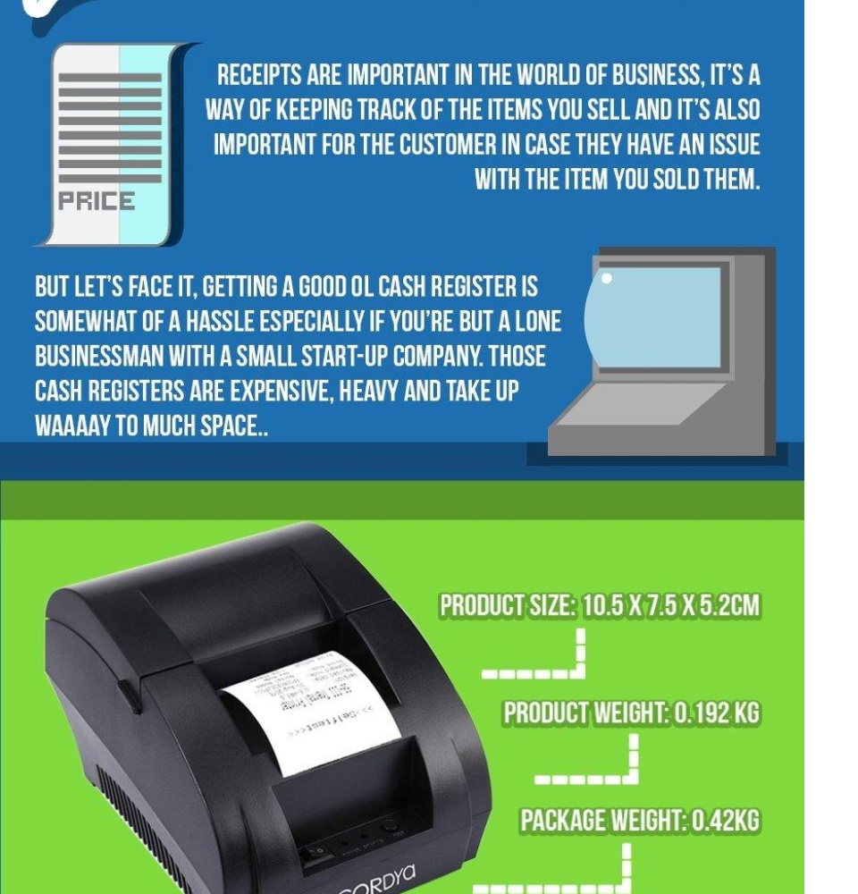 cordya thermal printer