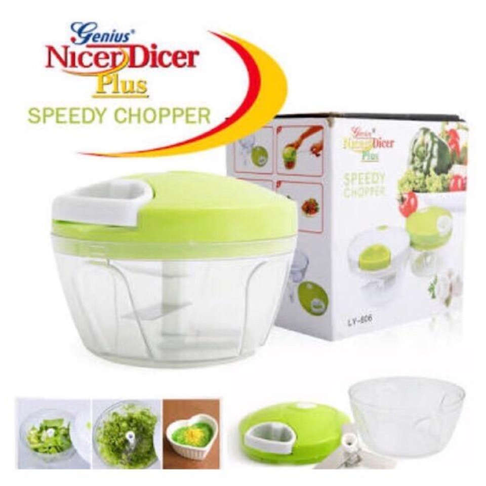 Manual Plastic & Stainless Steel Genuis Nicer Dicer Plus, For Home at Rs  349/piece in Surat