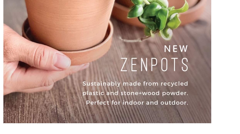 Zenpots 20cm Pot (with Catch Plate) | Basically PH