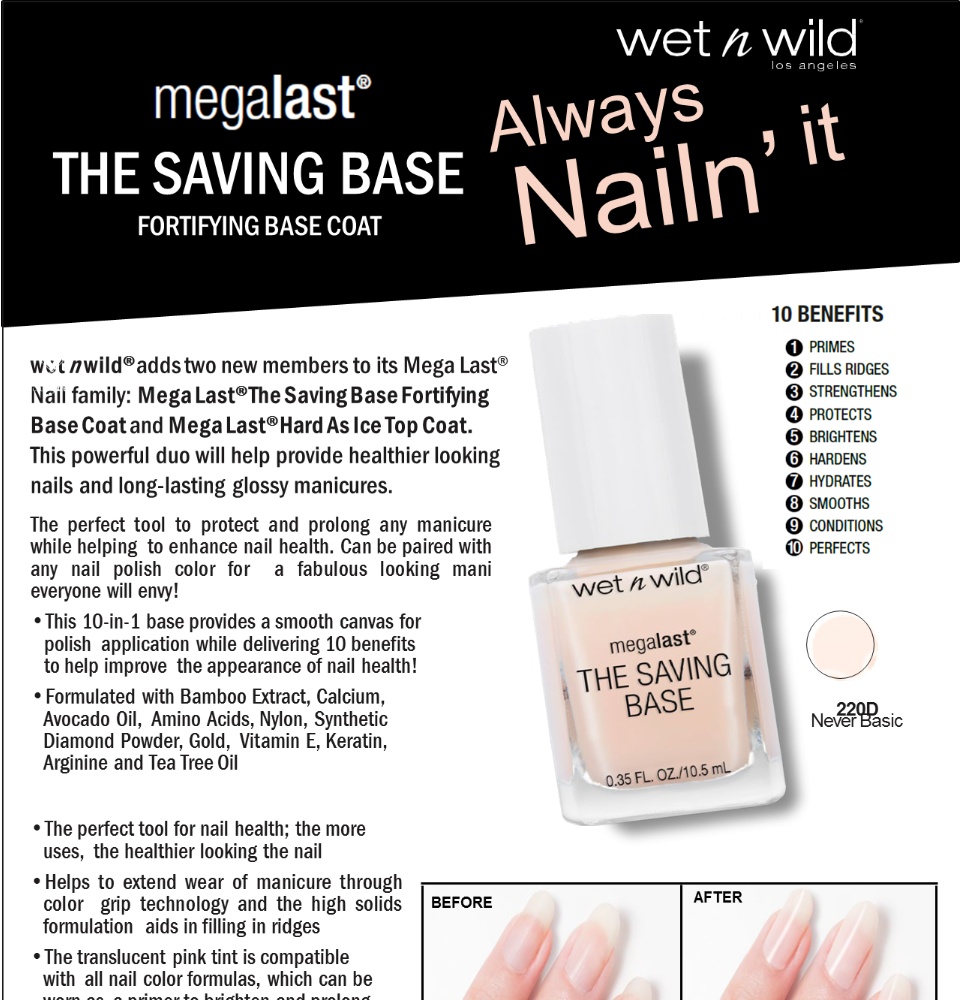 the saving base wet n wild