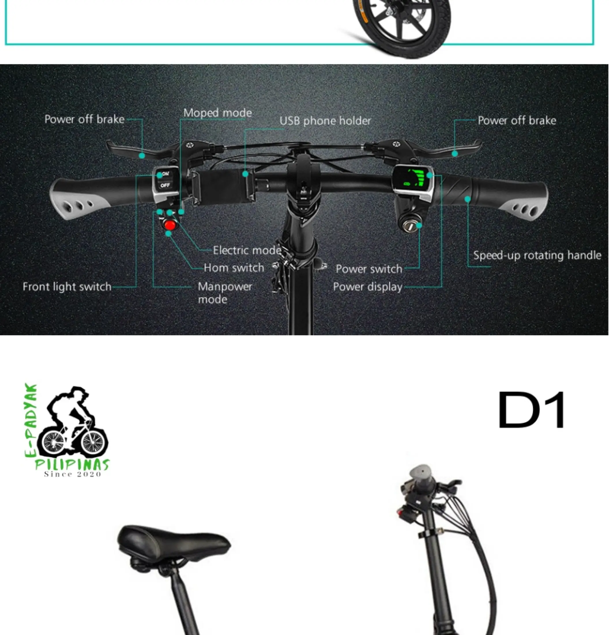 fiido d1 folding electric bike uk