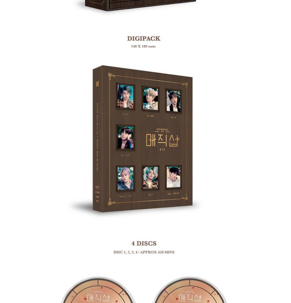 BTS 5th Muster Magic Shop Bluray 2019 ( Brand New / Sealed