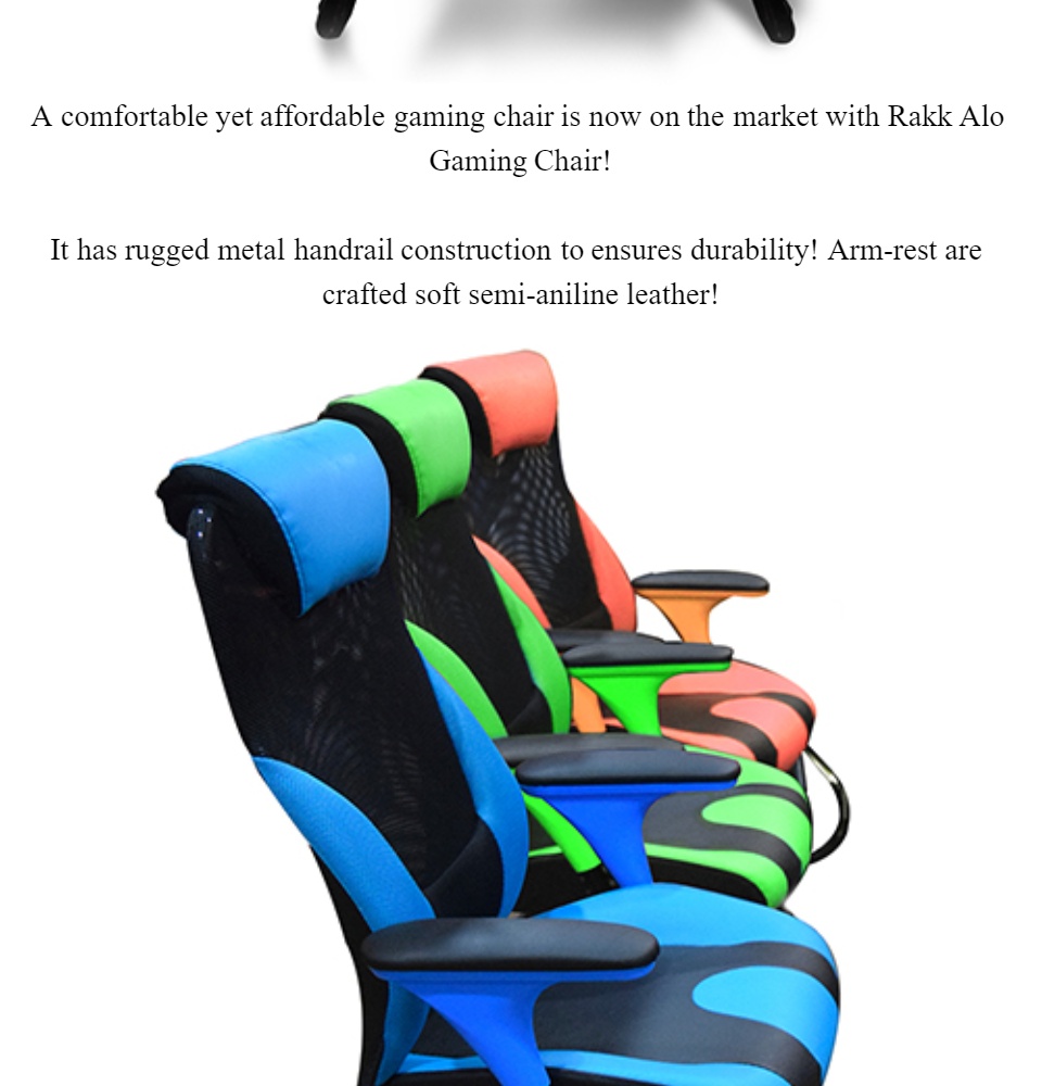 rakk gaming chair lazada