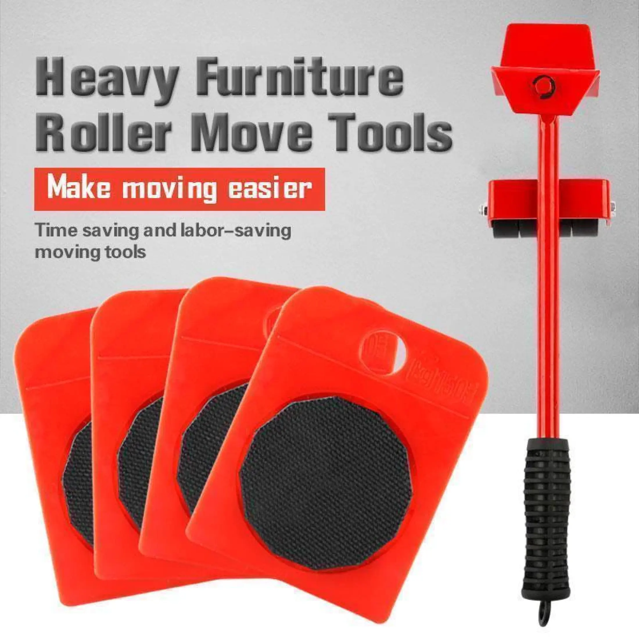 Heavy Duty Furniture Lifter Mover Transport Set Mover Roller and Wheel Bar  for Lifting Moving Furniture Helper - Price history & Review, AliExpress  Seller - hengdachenxu3 Decoration World Store