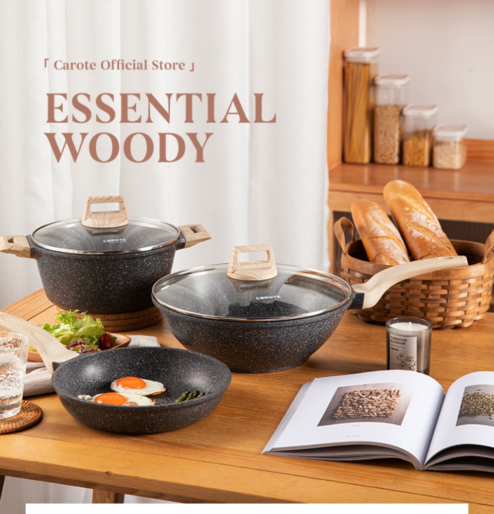 32 cm Carote Essential Woody Wok Review 