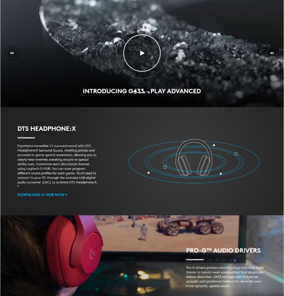 g433 g hub