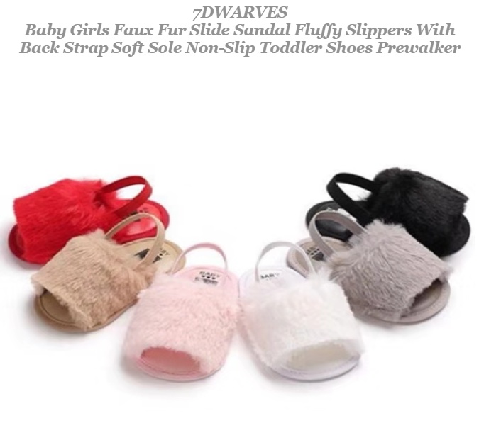 baby girl fluffy sandals