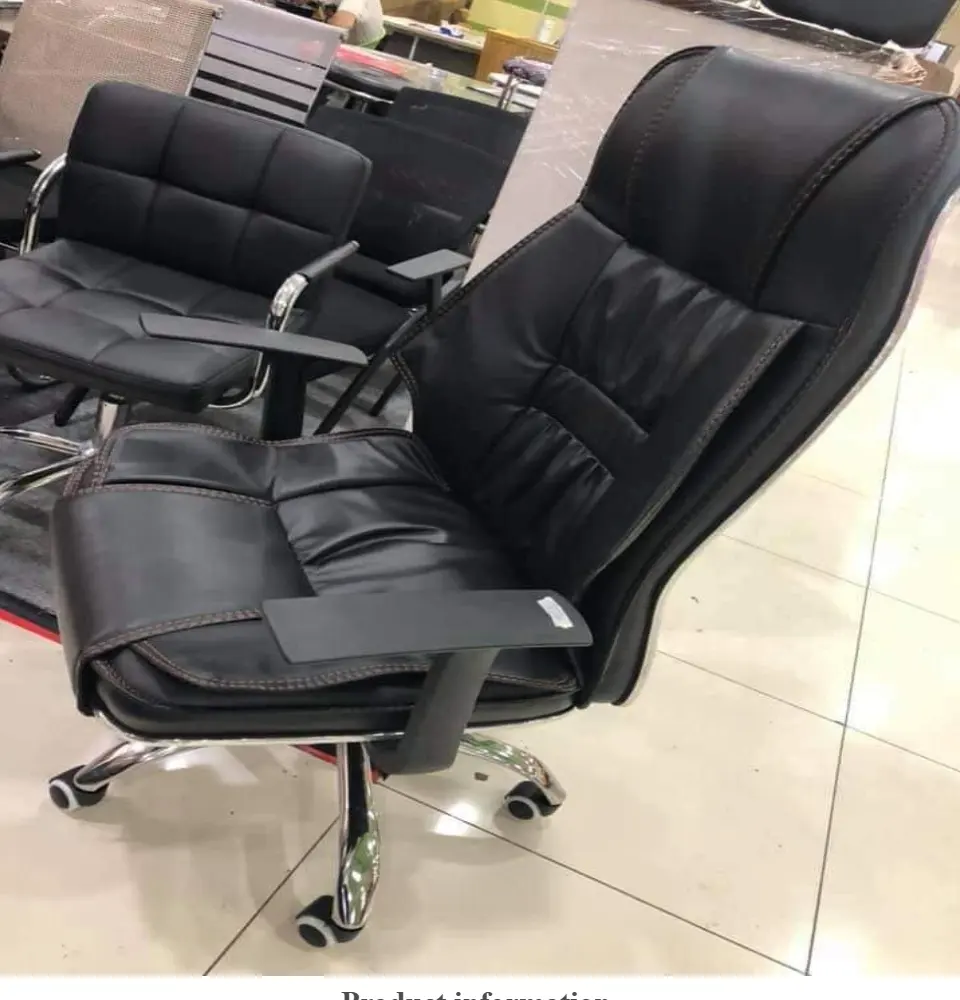 reclining leather office chair