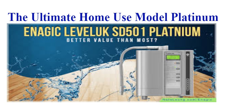 Leveluk SD501 Platinum Kangen Water Machine Titanium Electrolysis