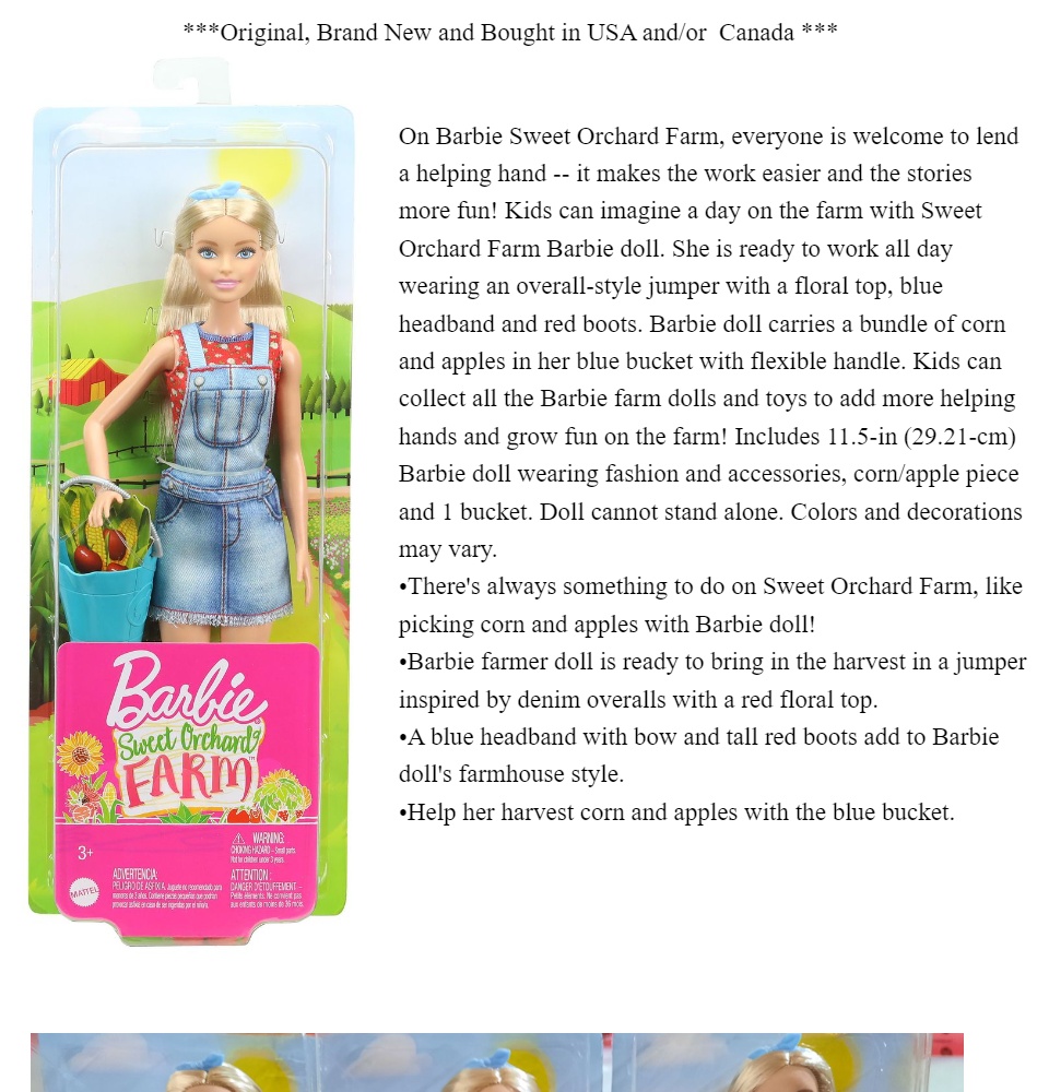 Target barbie best sale sweet orchard farm