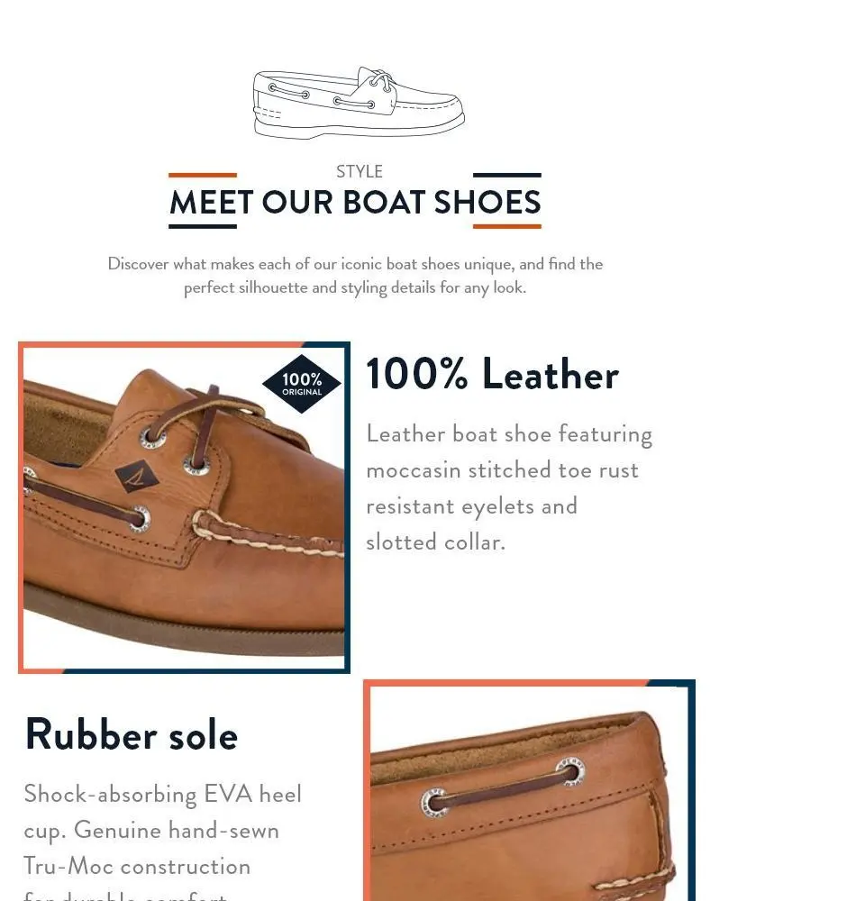 sperry men's authentic original washable boat shoe