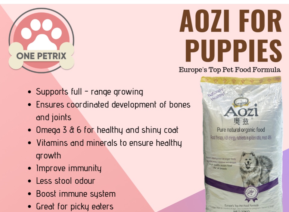 Aozi puppy outlet ingredients