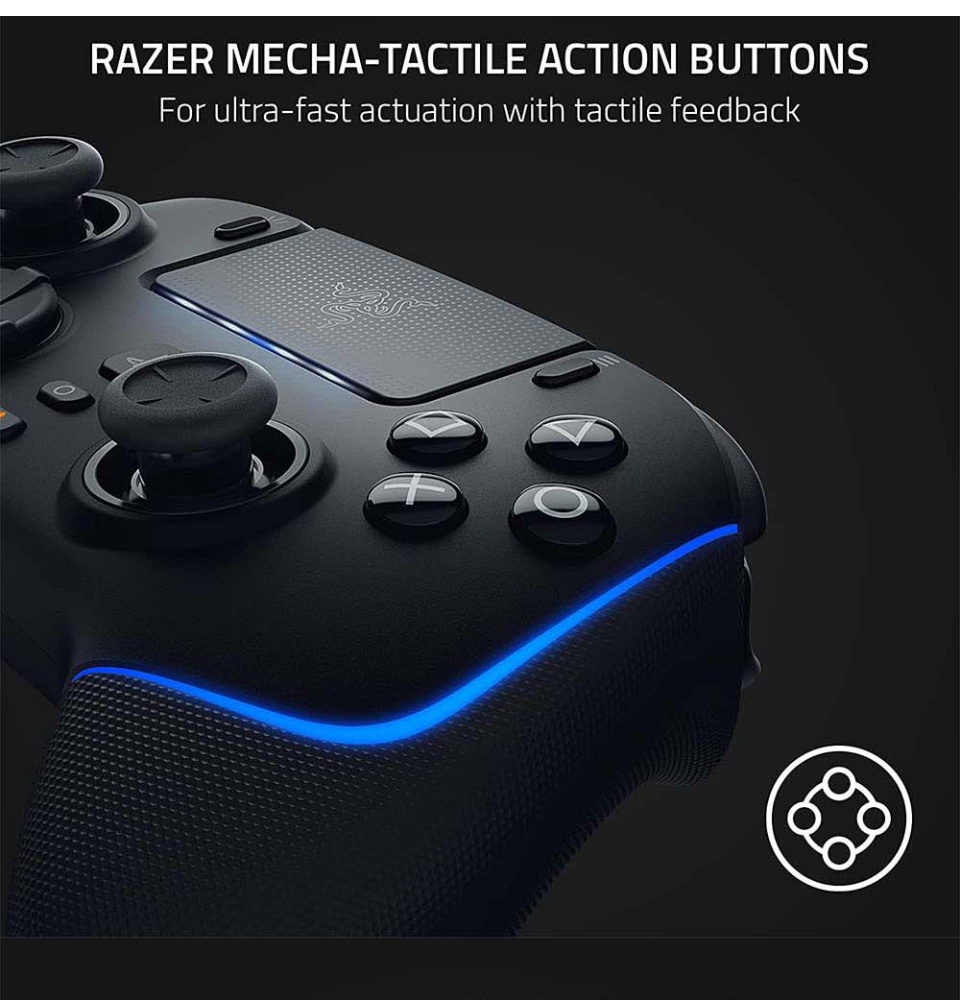 Razer Wolverine V2 Pro Wireless Gaming Controller for PlayStation   PS5, PC: Mecha-Tactile Action Buttons 8-Way Microswitch D-Pad HyperTrigger - 3