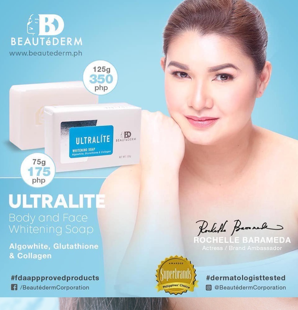 Beautederm Ultralite Whitening Soap 75g Anti-Aging Exfoliating Soap Collagen Glutathione Algowhite Soap Dermatologically Tested Whitening Soap Normal Skin Whitening Soap - Lazada