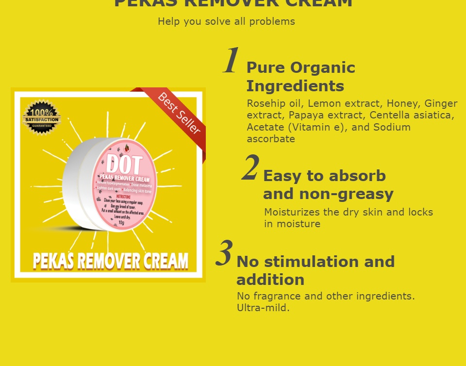 dot pekas remover cream